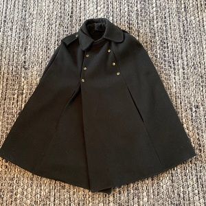 Handmade custom cape coat.